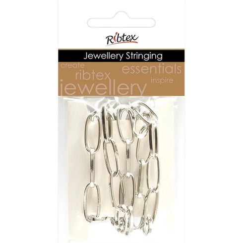 15mm x 8mm Metal Alloy Oval Link Chain